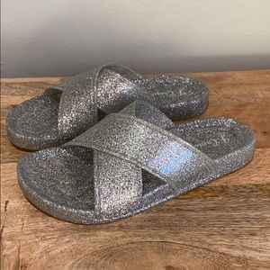 J Crew Jelly Slides